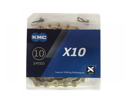 Ланцюг KMC X10 1/2 x 11/128 116 зв.Gold/Gold 0629 фото
