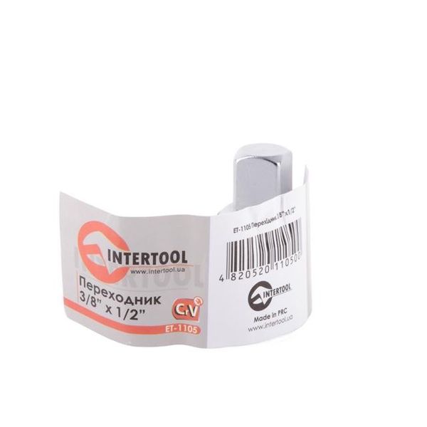 Переходник 3/8"x1/2", хром-ванадий INTERTOOL ET-1105 ET-1105 фото