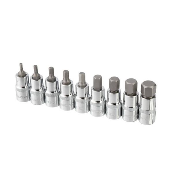 Набор бит HEX 1/2" 4-17, 55 мм, S2, STORM INTERTOOL ET-8405 ET-8405 фото