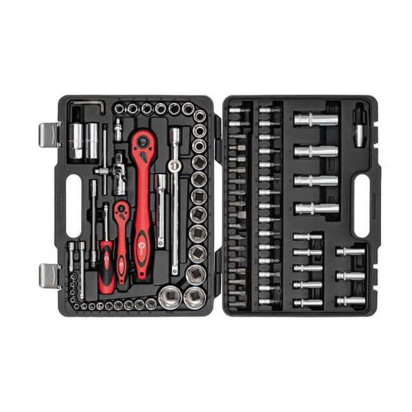 Профессиональный набор инструментов 1/2" & 1/4" 94 ед. INTERTOOL ET-6094 ET-6094 фото